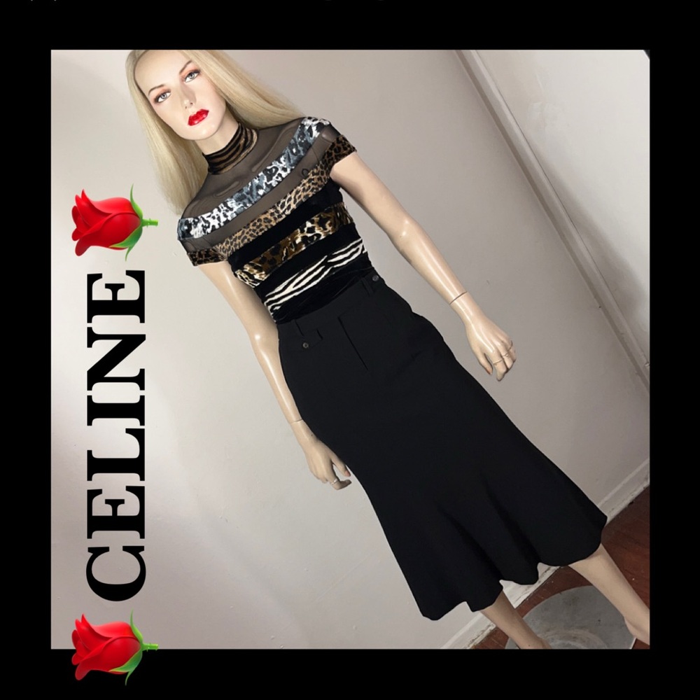 Celine Classic Black Skirt